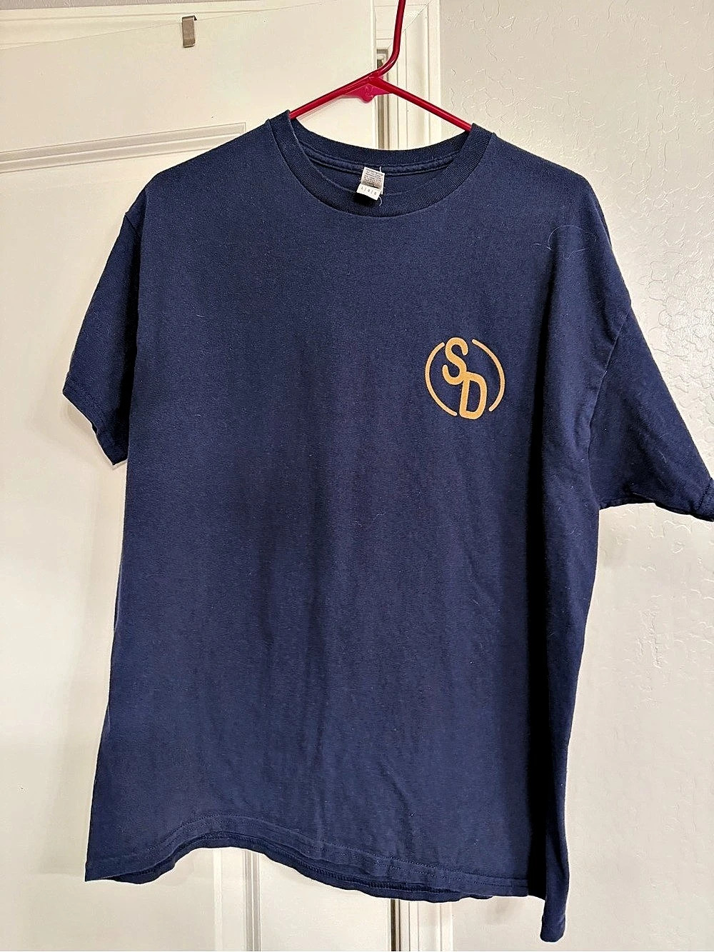 Slap Dicks Graphic Short Sleeve Tee in Blue, Large